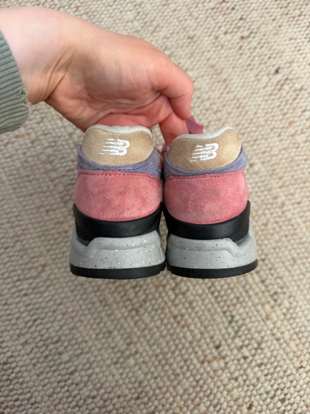 New Balance 998 W998XAA Pink Suede Sneakers Women’s Size 6 – Made in USA - Picture 5 of 8